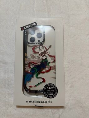 Vibrant Chinese Goddess Pipa Player iPhone Case - Casezuke 6.6FT Drop Tested